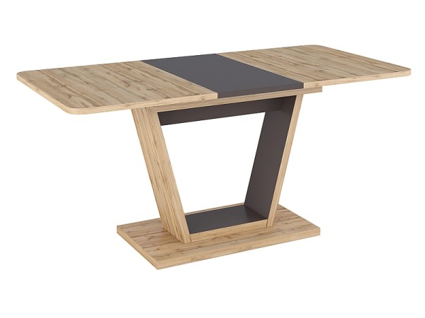 TABLE NIGEL OAK WOTAN / BROWN 120(160)X80 (D) DIOMMI NIGELDWBR120D