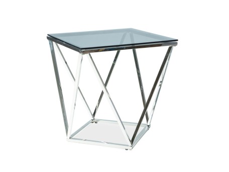 ΤΡΑΠΕΖΙ SILVER B SMOKE / ΑΣΗΜΙ 50X50 DIOMMI SILVERBSC