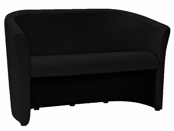 Καναπές TM-2 126x60x76 εκ χρώμα Μαύρο EK-14/Wenge DIOMMI TM2CZAP
