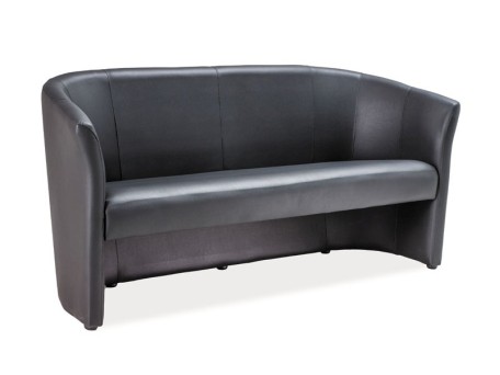 Καναπές TM-3 160x60x76cm χρώμα Μαύρο EK-14/Wenge DIOMMI TM3CZAP