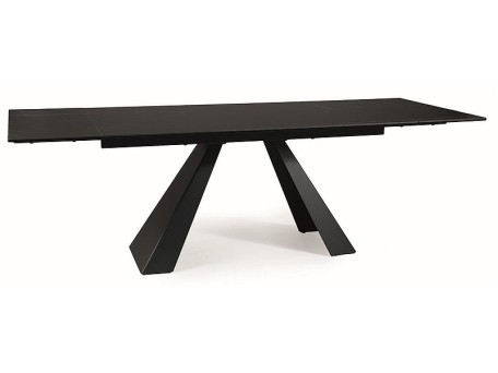 STÓŁ SALVADORE CERAMIC CZARNY SAHARA NOIR/CZARNY MAT (160-240)X90