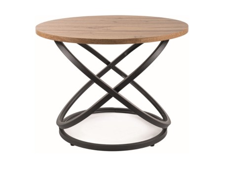 ŁAWA EOS D DĄB ARTISAN/CZARNY FI60