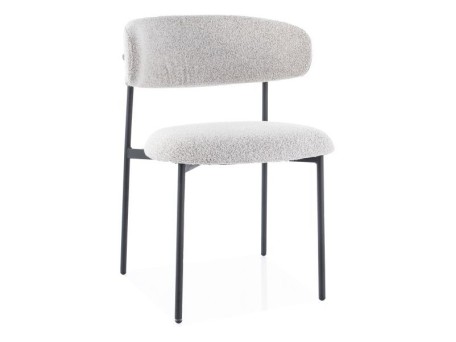 KRZESŁO ELTON STELAŻ CZARNY / BEŻ TAP.231