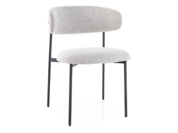 KRZESŁO ELTON STELAŻ CZARNY / BEŻ TAP.231