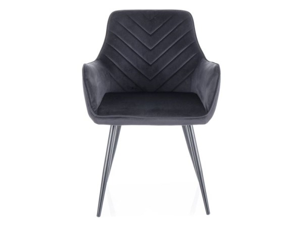 KRZESŁO FIG VELVET CZARNY STELAŻ/CZARNY BLUVEL 19