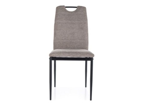 KRZESŁO RIP BREGO CZARNY STELAŻ/ BEŻ 34