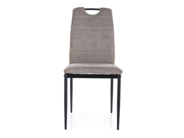 KRZESŁO RIP BREGO CZARNY STELAŻ/ BEŻ 34