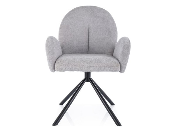 KRZESŁO PLANET RAVEN CZARNY STELAŻ/SZARY 06