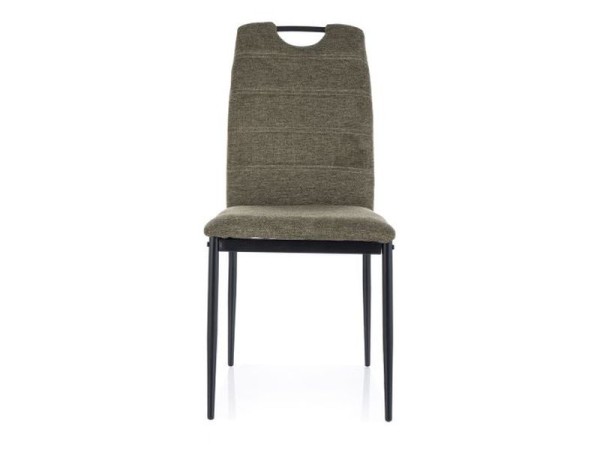 KRZESŁO RIP BREGO CZARNY STELAŻ/ OLIWKA 77