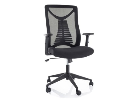 FOTEL OBROTOWY Q-330R CZARNY