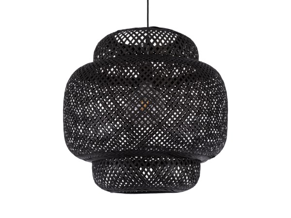 GLOBOSTAR® MALDIVES 00579 Boho Κρεμαστό Φωτιστικό Οροφής με Ντουί 1 x E27 AC 220-240V IP20 - Μαύρο - Μ56 x Π56 x Y54cm GLOBOSTAR® MALDIVES 00579 Boho Κρεμαστό Φωτιστικό Οροφής με Ντουί 1 x E27 AC 220-240V IP20 - Μαύρο - Μ56 x Π56 x Y54cm