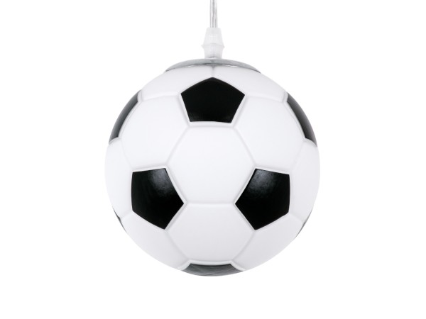 GLOBOSTAR® FOOTBALL 00643 Παιδικό Κρεμαστό Φωτιστικό Οροφής με Ντουί 1 x E27 AC 220-240V IP20 - Λευκό & Μαύρο - Μ15 x Π15 x Y18cm GLOBOSTAR® FOOTBALL 00643 Παιδικό Κρεμαστό Φωτιστικό Οροφής με Ντουί 1 x E27 AC 220-240V IP20 - Λευκό & Μαύρο - Μ15 x Π15 x Y18cm