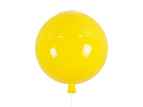 GLOBOSTAR® BALLOON 00651 Παιδικό Φωτιστικό Οροφής με Ντουί 1 x E27 AC 220-240V IP20 - Κίτρινο - Μ30 x Π30 x Υ33cm