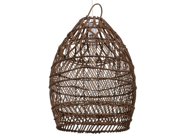 GLOBOSTAR® TAHITI 00711 Boho Κρεμαστό Φωτιστικό Οροφής με Ντουί 1 x E27 AC 220-240V IP20 - Καφέ - Μ38 x Π38 x Υ50cm GLOBOSTAR® TAHITI 00711 Boho Κρεμαστό Φωτιστικό Οροφής με Ντουί 1 x E27 AC 220-240V IP20 - Καφέ - Μ38 x Π38 x Υ50cm