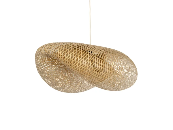 GLOBOSTAR® MEXICO 00721 Boho Κρεμαστό Φωτιστικό Οροφής με Ντουί 1 x E27 AC 220-240V IP20 - Μπεζ - Μ100 x Π80 x Υ35cm