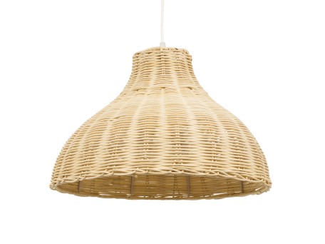 GLOBOSTAR® MAYOTTE 00724 Boho Κρεμαστό Φωτιστικό Οροφής με Ντουί 1 x E27 AC 220-240V IP20 - Μπεζ - Μ40 x Π40 x Υ28cm