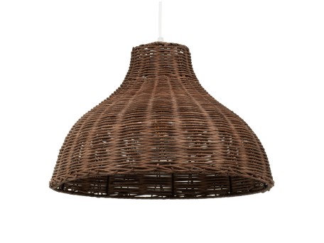 GLOBOSTAR® MAYOTTE 00725 Boho Κρεμαστό Φωτιστικό Οροφής με Ντουί 1 x E27 AC 220-240V IP20 - Καφέ - Μ40 x Π40 x Υ28cm