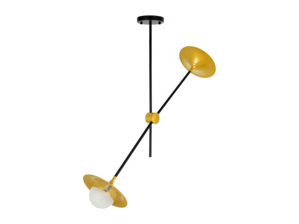 GLOBOSTAR® JOLIET 00778 Μοντέρνο Φωτιστικό Οροφής με Ντουί 2 x G9 AC 220-240V IP20 - Μαύρο & Χρυσό - Μ93 x Π20 x Υ100cm GLOBOSTAR® JOLIET 00778 Μοντέρνο Φωτιστικό Οροφής με Ντουί 2 x G9 AC 220-240V IP20 - Μαύρο & Χρυσό - Μ93 x Π20 x Υ100cm