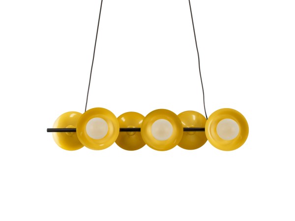 GLOBOSTAR® JOLIET 00783 Μοντέρνο Κρεμαστό Φωτιστικό Οροφής με Ντουί 6 x G9 AC 220-240V IP20 - Μαύρο & Χρυσό - Μ95 x Π28 x Υ20cm GLOBOSTAR® JOLIET 00783 Μοντέρνο Κρεμαστό Φωτιστικό Οροφής με Ντουί 6 x G9 AC 220-240V IP20 - Μαύρο & Χρυσό - Μ95 x Π28 x Υ20cm