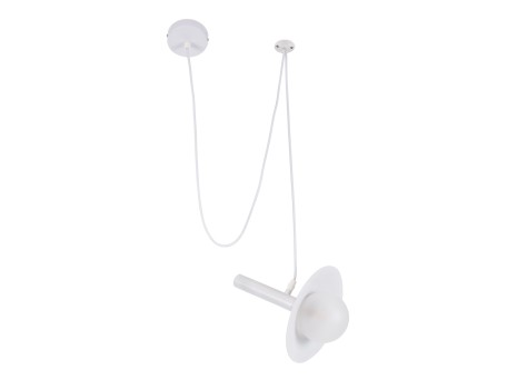 GLOBOSTAR® CELEST 00790 Μοντέρνο Κρεμαστό Φωτιστικό Οροφής με Ντουί 1 x G9 AC 220-240V IP20 - Λευκό - Μ20 x Π20 x Υ26.5cm