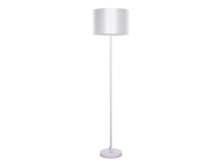 GLOBOSTAR® ASHLEY 00823 Μοντέρνο Επιδαπέδιο Φωτιστικό με Ντουί 1 x E27 AC 220-240V IP20 - Λευκό - Μ35 x Π35 x Υ145cm