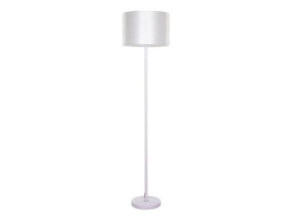 GLOBOSTAR® ASHLEY 00823 Μοντέρνο Επιδαπέδιο Φωτιστικό με Ντουί 1 x E27 AC 220-240V IP20 - Λευκό - Μ35 x Π35 x Υ145cm