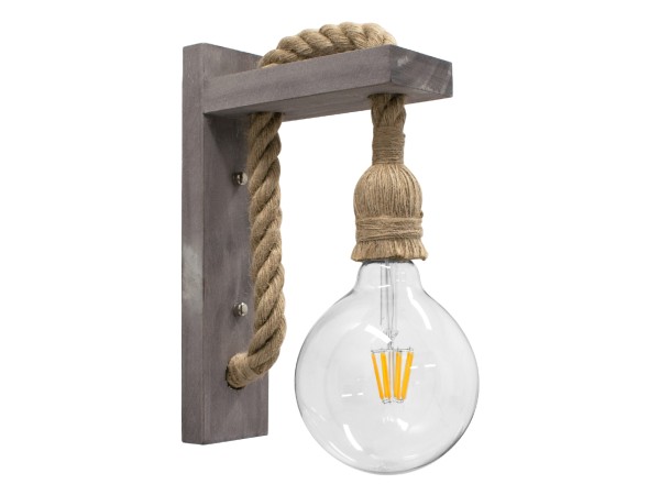 GLOBOSTAR® KENSI 00879 Boho Φωτιστικό Τοίχου - Απλίκα με Ντουί 1 x E27 AC 220-240V IP20 - Καφέ & Μπεζ - Μ7 x Π20 x Υ30cm GLOBOSTAR® KENSI 00879 Boho Φωτιστικό Τοίχου - Απλίκα με Ντουί 1 x E27 AC 220-240V IP20 - Καφέ & Μπεζ - Μ7 x Π20 x Υ30cm