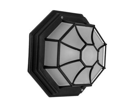 GLOBOSTAR® RUBY 00912 Vintage Φωτιστικό Οροφής με Ντουί 1 x E27 AC 220-240V IP20 - Μαύρο & Λευκό - Μ27 x Π27 x Υ12cm