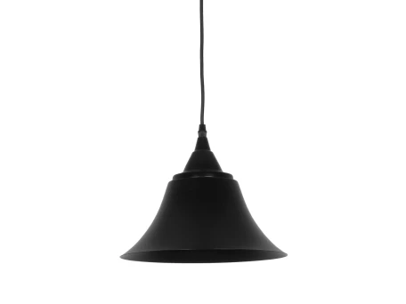 GLOBOSTAR® CLOCHER 01041 Vintage Κρεμαστό Φωτιστικό Οροφής με Ντουί 1 x E27 AC 220-240V IP20 - Μαύρο - Μ29 x Π29 x Υ34cm