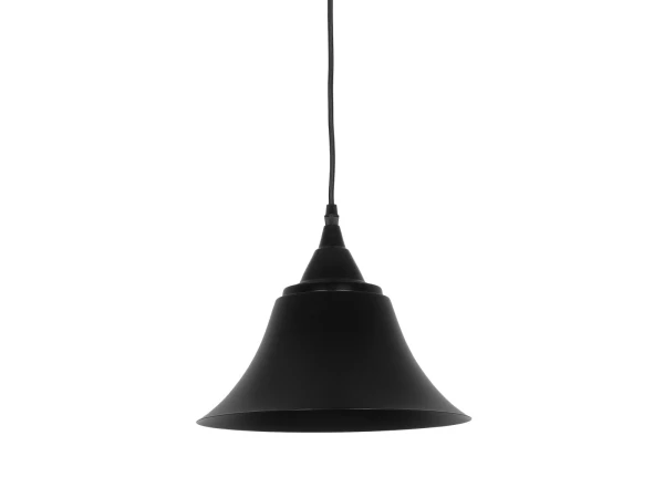 GLOBOSTAR® CLOCHER 01041 Vintage Κρεμαστό Φωτιστικό Οροφής με Ντουί 1 x E27 AC 220-240V IP20 - Μαύρο - Μ29 x Π29 x Υ34cm
