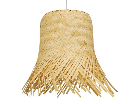 GLOBOSTAR® HAWAII 01103 Boho Κρεμαστό Φωτιστικό Οροφής με Ντουί 1 x E27 AC 220-240V IP20 - Μπεζ - Μ40 x Π40 x Y43cm