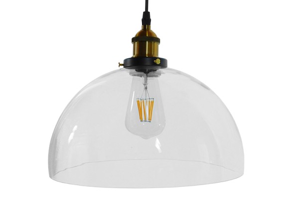 GLOBOSTAR® WICKHAM 01171 Vintage Κρεμαστό Φωτιστικό Οροφής με Ντουί 1 x E27 AC 220-240V IP20 - Πολύχρωμο - Μ30 x Π30 x Y25cm