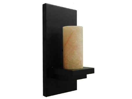 GLOBOSTAR® ODILIA 01245 Vintage Φωτιστικό Τοίχου - Απλίκα με Ντουί 1 x E27 AC 220-240V IP20 - Μαύρο & Μπεζ - Μ10 x Π14 x Υ30cm