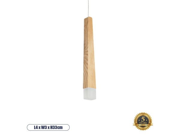 GLOBOSTAR® CALISTA 01252 Μοντέρνο Κρεμαστό Φωτιστικό Οροφής με Ντουί 1 x G4 AC 220-240V IP20 - Μπεζ - Μ4 x Π3 x Υ33cm