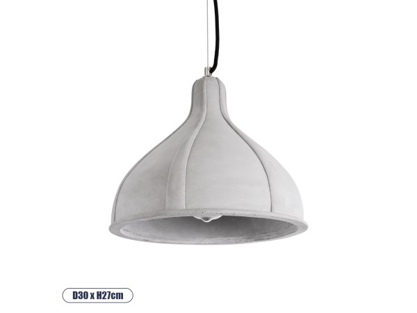 GLOBOSTAR® TRIBECA 01326 Μοντέρνο Κρεμαστό Φωτιστικό Οροφής με Ντουί 1 x E27 AC 220-240V IP20 - Γκρι - Μ30 x Π30 x Υ27cm GLOBOSTAR® TRIBECA 01326 Μοντέρνο Κρεμαστό Φωτιστικό Οροφής με Ντουί 1 x E27 AC 220-240V IP20 - Γκρι - Μ30 x Π30 x Υ27cm