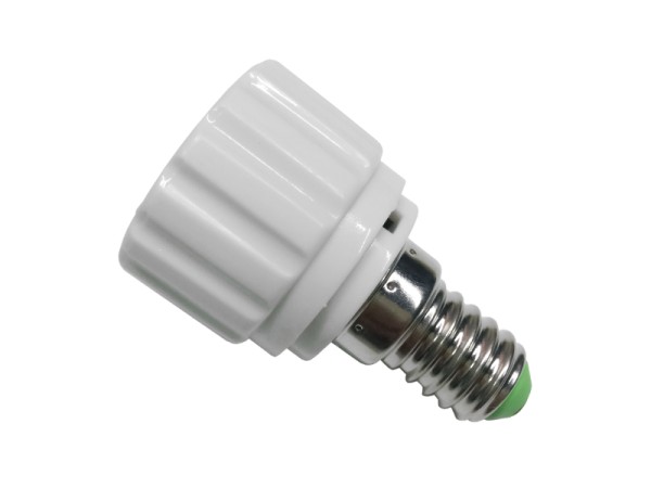 Πλαστικός Αντάπτορας από E14 σε GU10 GloboStar 77796