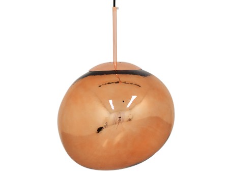 GLOBOSTAR® DIXAR 01465 Μοντέρνο Κρεμαστό Φωτιστικό Οροφής με Ντουί 1 x E27 AC 220-240V IP20 - Χάλκινο - Μ36 x Π36 x Υ45cm