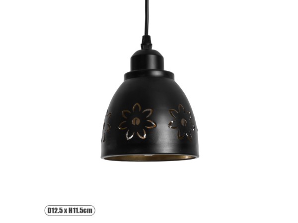 GLOBOSTAR® COOLIE 01479 Μοντέρνο Κρεμαστό Φωτιστικό Οροφής με Ντουί 1 x E27 AC 220-240V IP20 - Μαύρο & Χρυσό - Μ12.5 x Π12.5 x Υ11.5cm GLOBOSTAR® COOLIE 01479 Μοντέρνο Κρεμαστό Φωτιστικό Οροφής με Ντουί 1 x E27 AC 220-240V IP20 - Μαύρο & Χρυσό - Μ12.5 x Π12.5 x Υ11.5cm