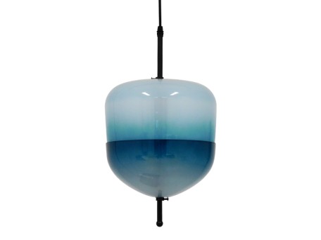 GLOBOSTAR® TEARDROP 01503 Μοντέρνο Κρεμαστό Φωτιστικό Οροφής με Ντουί 3 x G4 AC 220-240V IP20 - Τιρκουάζ - Μ24 x Π24 x Υ45cm