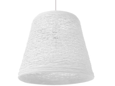 GLOBOSTAR® PLAYROOM 01562 Vintage Κρεμαστό Φωτιστικό Οροφής με Ντουί 1 x E27 AC 220-240V IP20 - Λευκό - Μ32 x Π32 x Υ27cm