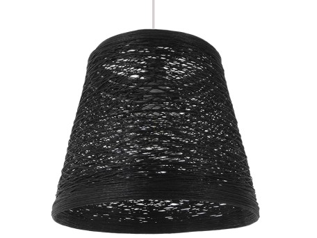 GLOBOSTAR® PLAYROOM 01563 Vintage Κρεμαστό Φωτιστικό Οροφής με Ντουί 1 x E27 AC 220-240V IP20 - Μαύρο - Μ32 x Π32 x Υ27cm