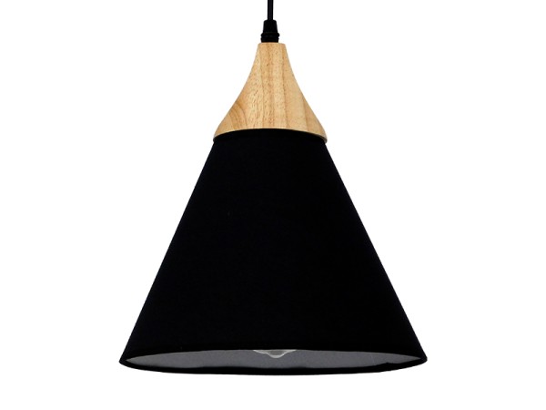 GLOBOSTAR® SHADE TEXTILE 01576 Μοντέρνό Κρεμαστό Φωτιστικό Οροφής με Ντουί 1 x E27 AC 220-240V IP20 - Μαύρο & Μπεζ - Μ25 x Π25 x Υ30cm GLOBOSTAR® SHADE TEXTILE 01576 Μοντέρνό Κρεμαστό Φωτιστικό Οροφής με Ντουί 1 x E27 AC 220-240V IP20 - Μαύρο & Μπεζ - Μ25 x Π25 x Υ30cm