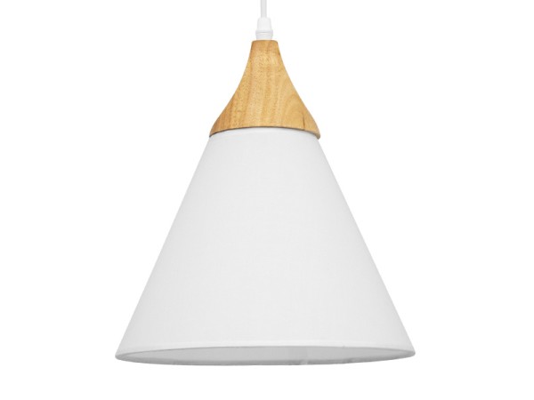 GLOBOSTAR® SHADE TEXTILE 01577 Μοντέρνο Κρεμαστό Φωτιστικό Οροφής με Ντουί 1 x E27 AC 220-240V IP20 - Λευκό & Μπεζ - Μ25 x Π25 x Υ30cm GLOBOSTAR® SHADE TEXTILE 01577 Μοντέρνο Κρεμαστό Φωτιστικό Οροφής με Ντουί 1 x E27 AC 220-240V IP20 - Λευκό & Μπεζ - Μ25 x Π25 x Υ30cm