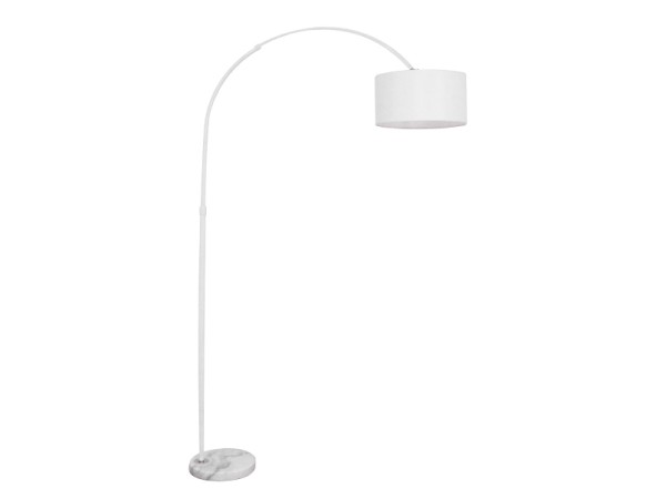 GLOBOSTAR® IMPERIAL 01588 Μοντέρνο Επιδαπέδιο Φωτιστικό με Ντουί 1 x E27 AC 220-240V IP20 - Λευκό - Μ38 x Π38 x Υ172cm