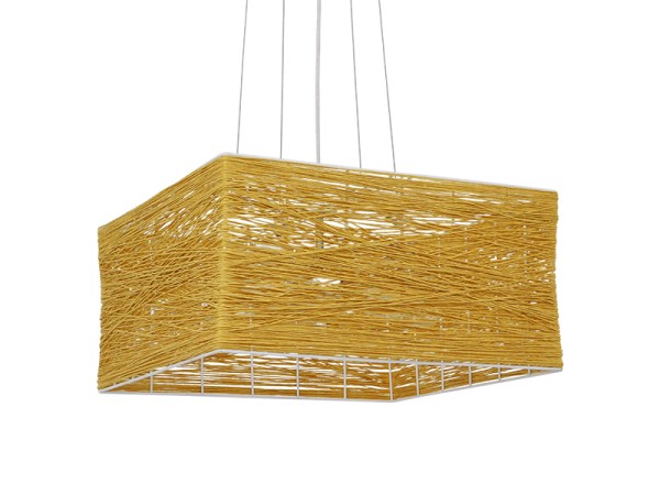 GLOBOSTAR® INCASS 01629 Vintage Κρεμαστό Φωτιστικό Οροφής με Ντουί 5 x E27 AC 220-240V IP20 - Μπεζ - Μ40 x Π40 x Υ22.5cm