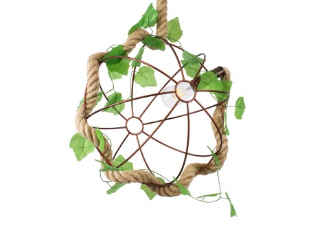 GLOBOSTAR® BRADLEY 01661 Vintage Κρεμαστό Φωτιστικό Οροφής με Ντουί 1 x E27 AC 220-240V IP20 - Πολύχρωμο - Μ42 x Π42 x Y42cm