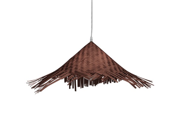 GLOBOSTAR® RICEHAT 01667 Boho Κρεμαστό Φωτιστικό Οροφής με Ντουί 1 x E27 AC 220-240V IP20 - Καφέ - Μ70 x Π70 x Y25cm GLOBOSTAR® RICEHAT 01667 Boho Κρεμαστό Φωτιστικό Οροφής με Ντουί 1 x E27 AC 220-240V IP20 - Καφέ - Μ70 x Π70 x Y25cm