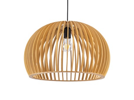 GLOBOSTAR® SCANDINAVIA 01699 Boho Κρεμαστό Φωτιστικό Οροφής με Ντουί 1 x E27 AC 220-240V IP20 - Μπεζ - Μ44 x Π44 x Υ28cm