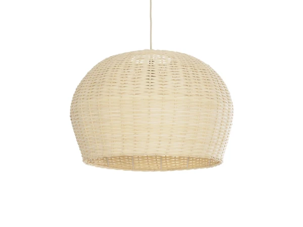 GLOBOSTAR® BERMUDA 01709 Boho Κρεμαστό Φωτιστικό Οροφής με Ντουί 1 x E27 AC 220-240V IP20 - Μπεζ - Μ55 x Π55 x Y26cm