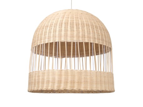 GLOBOSTAR® LUCIA 01726 Boho Κρεμαστό Φωτιστικό Οροφής με Ντουί 1 x E27 AC 220-240V IP20 - Μπεζ - Μ60 x Π60 x Y60cm